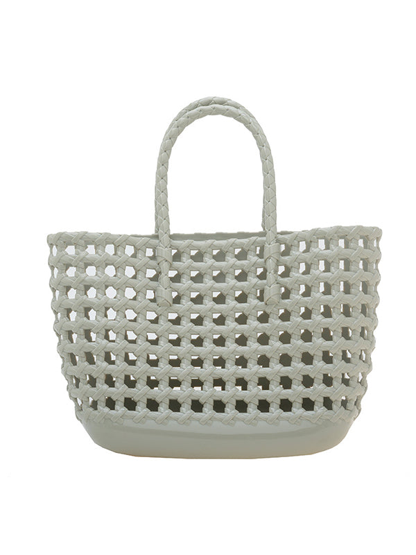 Hollow Solid Color Handbags