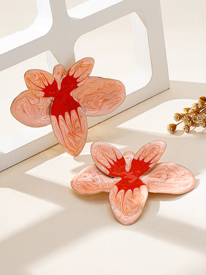 Flower Shape Drop Earrings