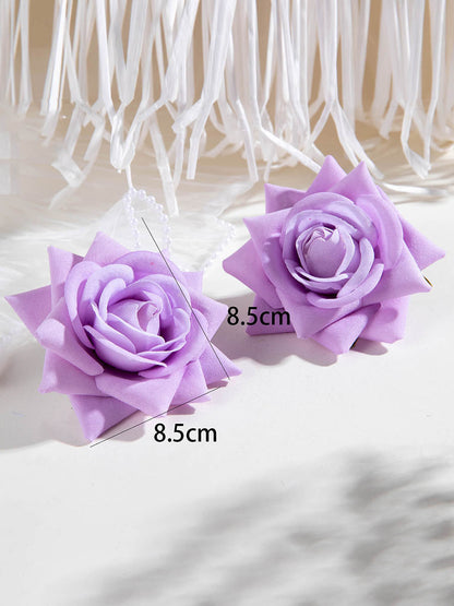 Flower Shape Drop Earrings