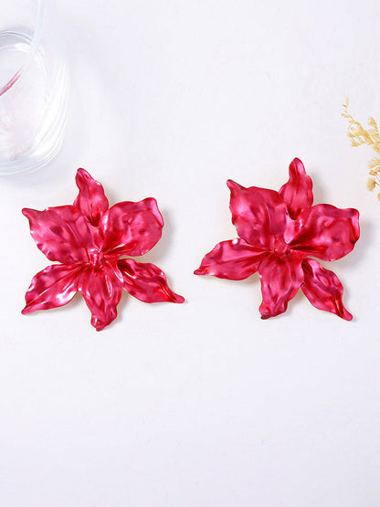Flower Shape Earrings Accessories