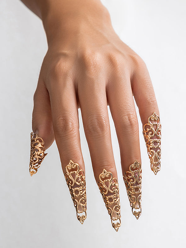 Geometric Hollow Nail Protectors