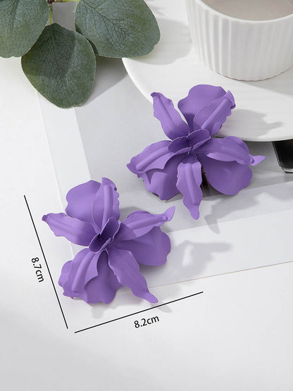 Flower Shape Earrings Accessories