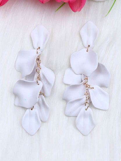 Chains Flower Shape Earrings Accessories