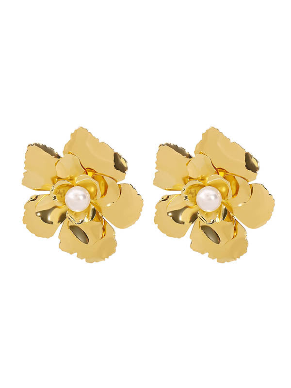 Flower Shape Drop Earrings Necklaces Accessories