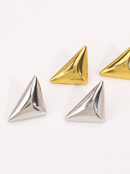Geometric Solid Color Earrings Accessories