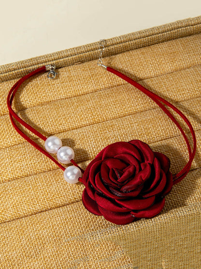 Three-Dimensional Flower Necklaces Accessories