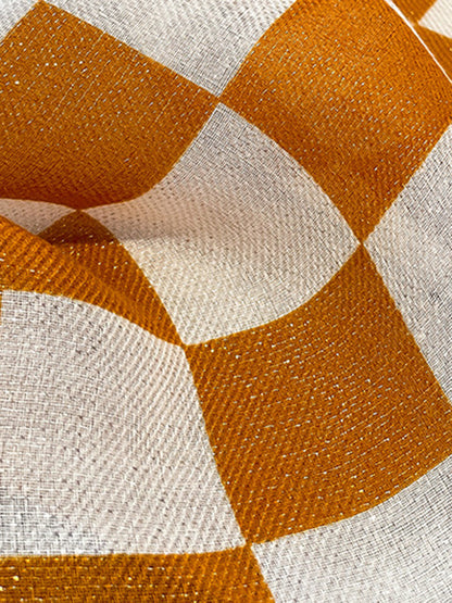 Simple Fashion Contrast Color Plaid Printed Scarf