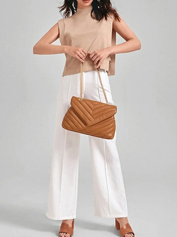 Chains Split-Joint Shoulder Bags Handbags