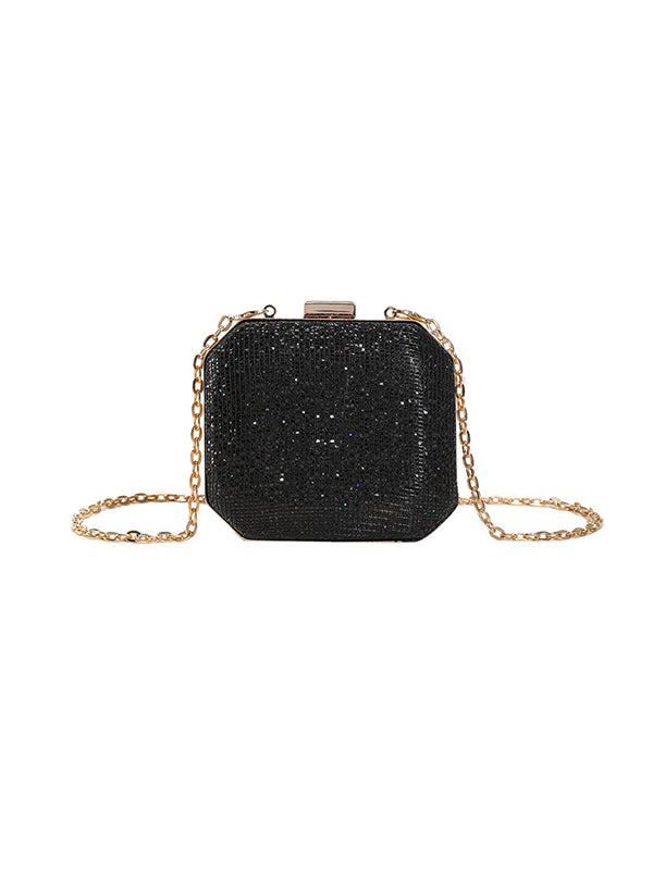 Chains Rhine Stones Crossbody Bags