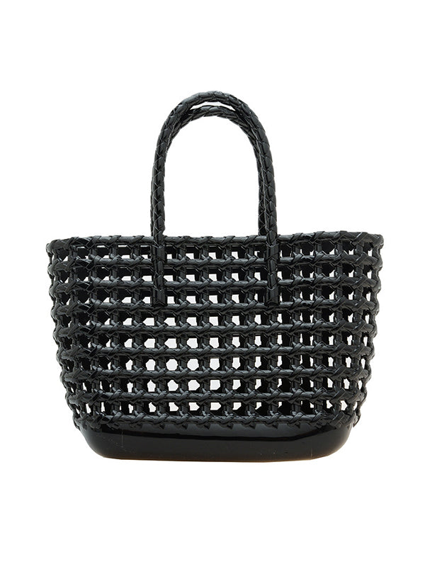 Hollow Solid Color Handbags