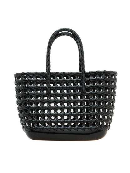 Hollow Solid Color Handbags