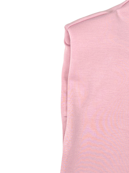 Cap Sleeve Loose Solid Color Round-Neck Blouses&Shirts Tops