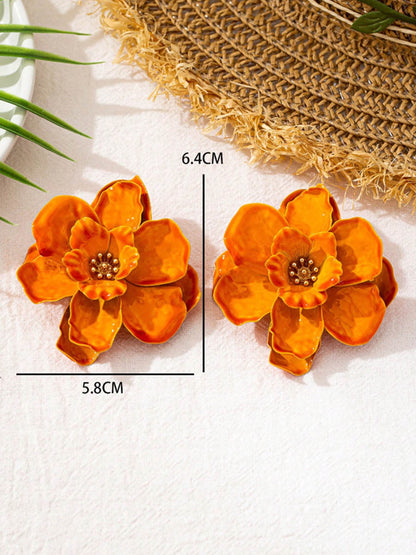 Flower Shape Earrings Accessories