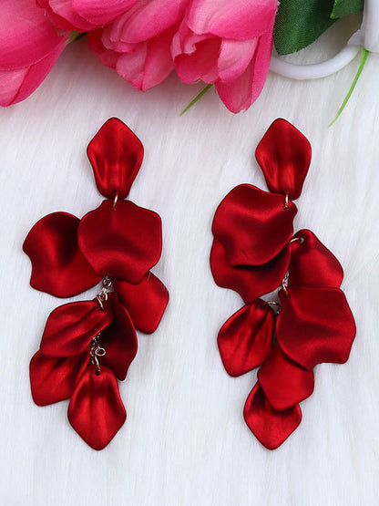 Chains Flower Shape Earrings Accessories