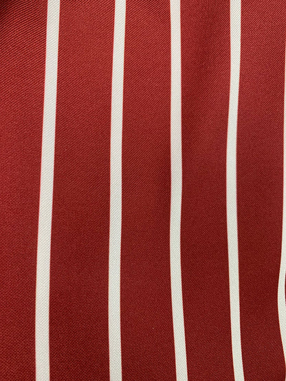 Long Sleeves Loose Striped Notched Collar Blazer Outerwear