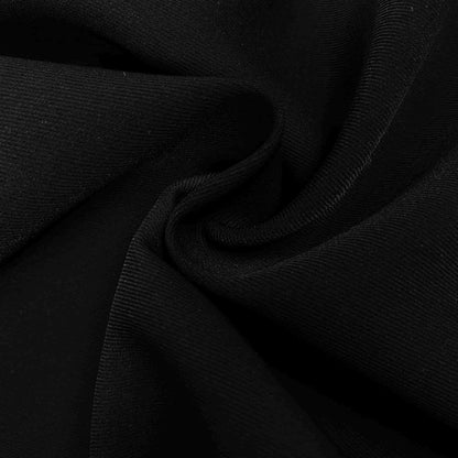 Long Sleeves Loose Hollow Solid Color Split-Joint Split-Side Deep V-Neck Outerwear