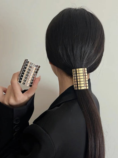 Geometric Shiny Hair Accessories Hairtie