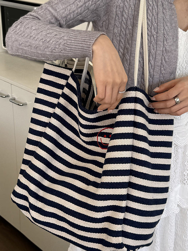 Split-Joint Striped Bags Handbags Shoulder Bags