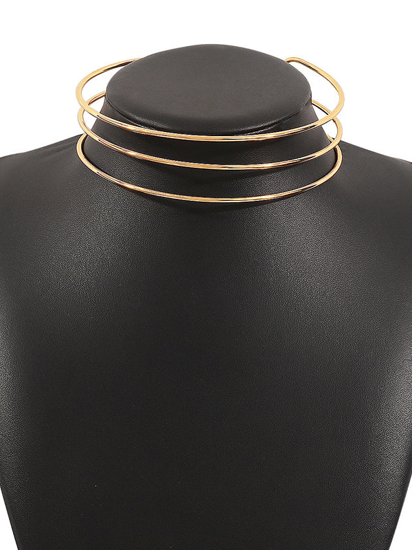 Normcore Geometric Ringent Choker Necklace Necklaces Accessories