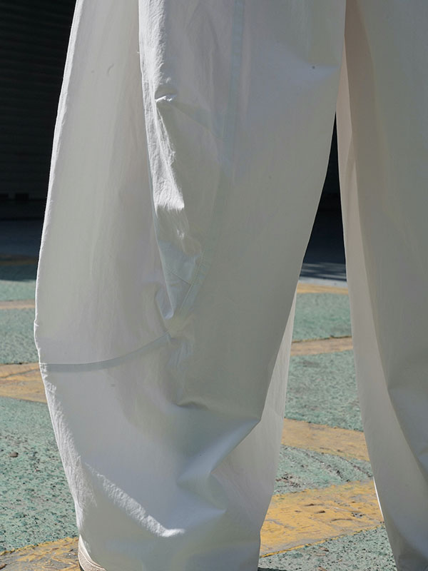 Loose Wide Leg Solid Color Split-Joint Casual Pants Bottoms Trousers