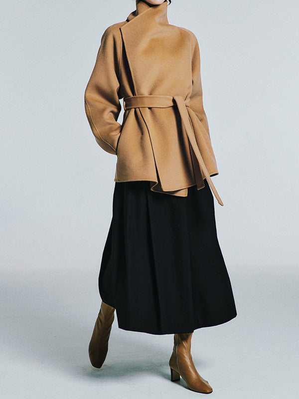 A-Line Loose Solid Color Skirts Bottoms