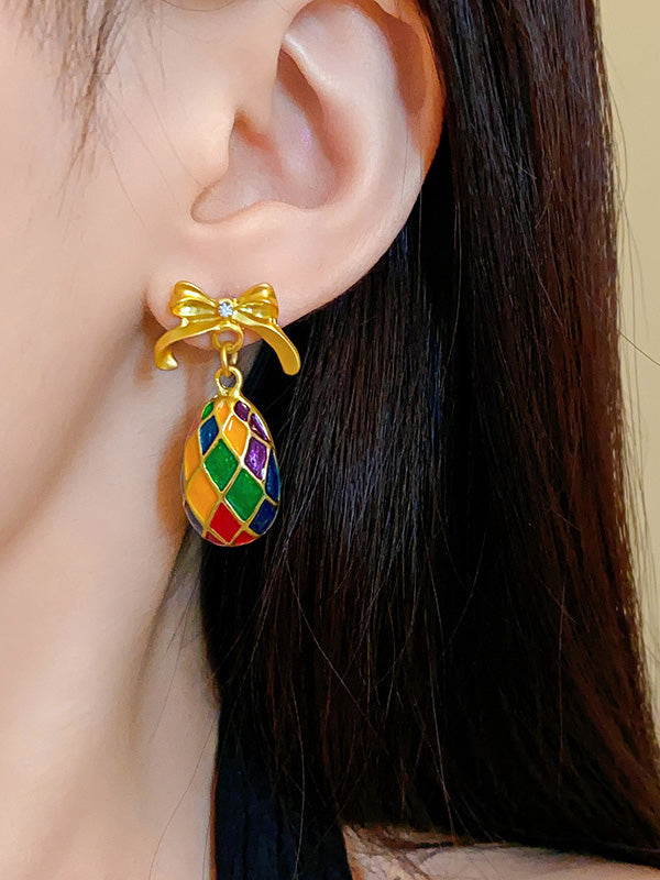Geometric Drop Earrings