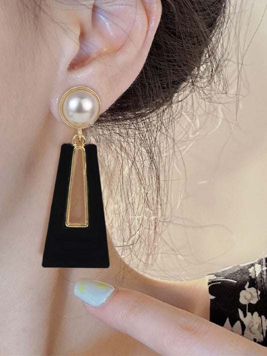 Geometric Drop Earrings