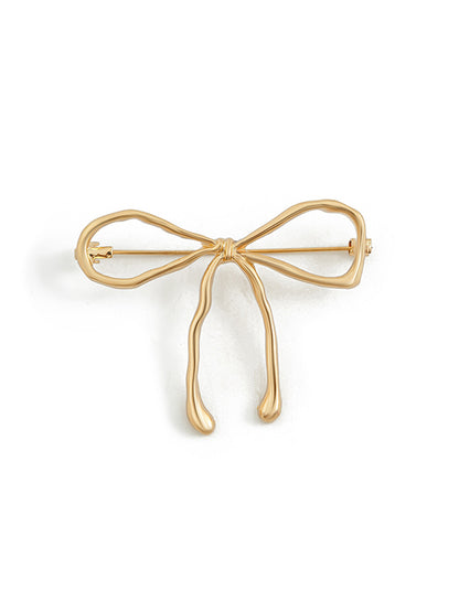 Bowknot Solid Color Brooch Accessories