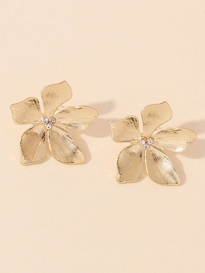 Flower Shape Drop Earrings