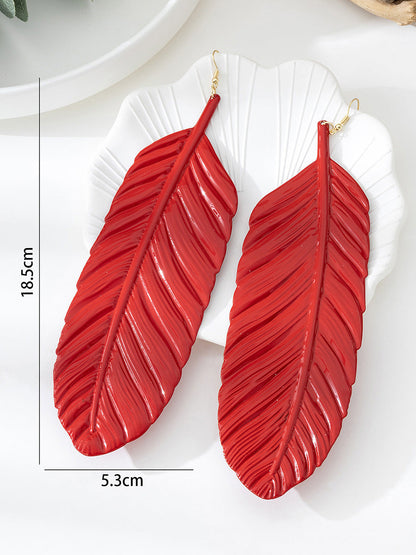 Leaves Shape Earrings Accessories