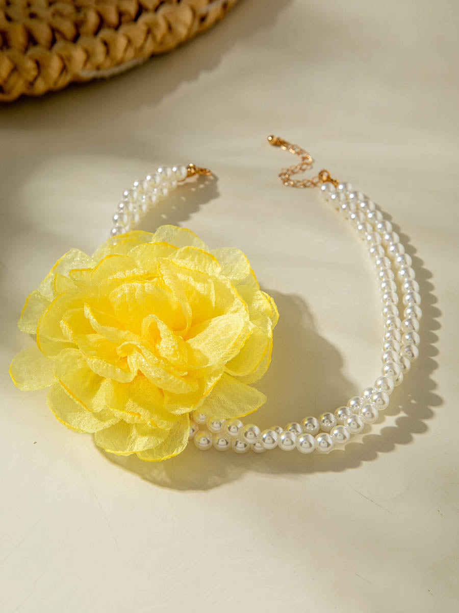 Flower Shape Necklaces Accessories