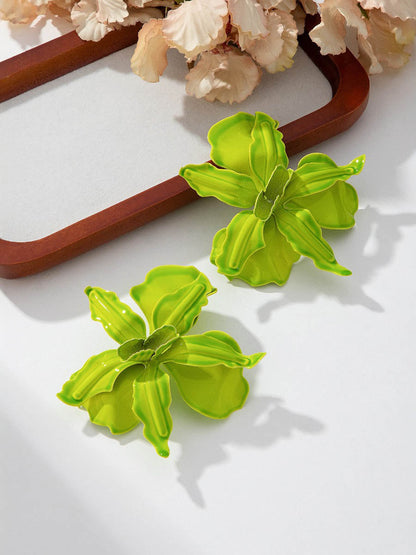 Flower Shape Earrings Accessories