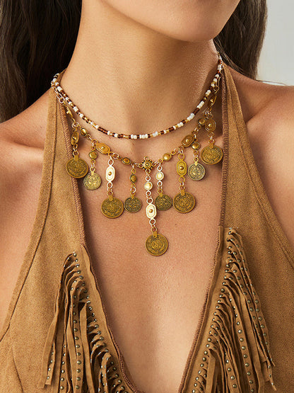 Irregularity Chains Geometric Shiny Necklaces Accessories