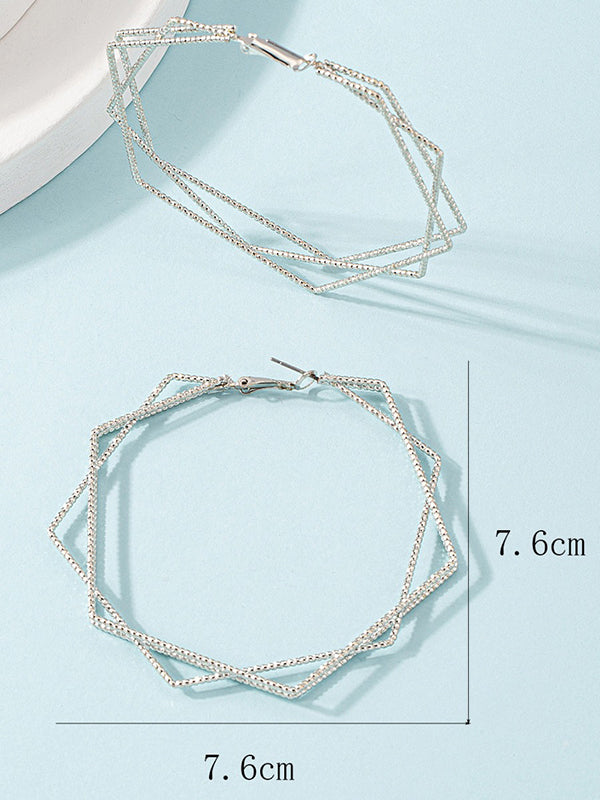 Geometric Drop Earrings