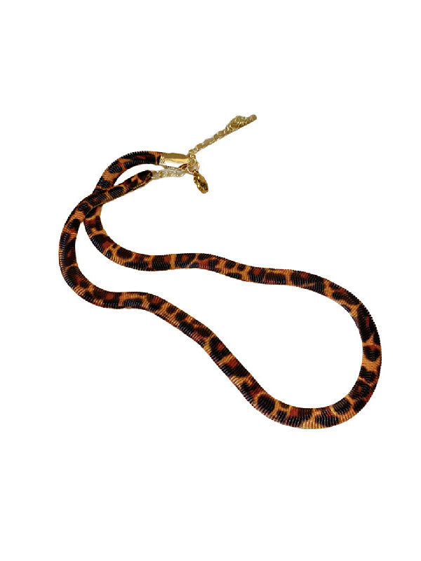 Leopard Snake Chain Necklaces Accessories