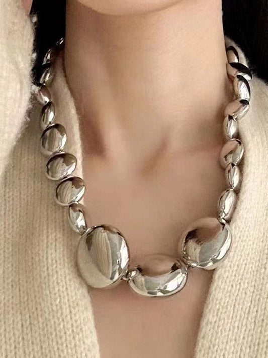 Shiny Solid Color Necklaces Accessories