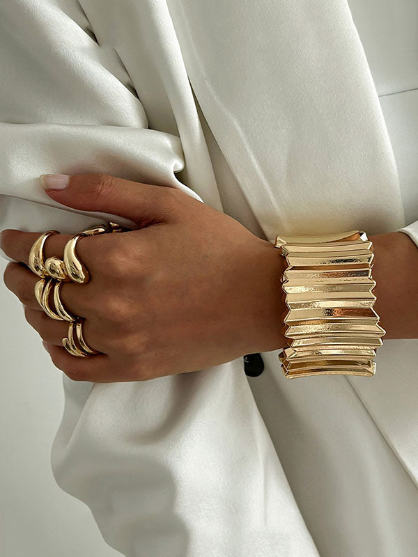 Geometric Solid Color Bracelet Accessories