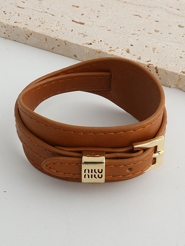 Buckle Geometric Bracelet Accessories