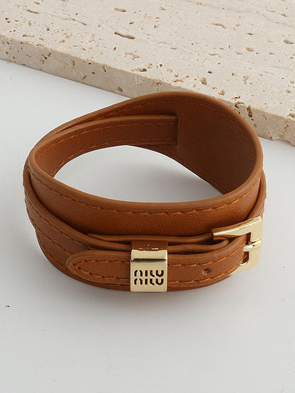 Buckle Geometric Bracelet Accessories