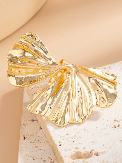 Irregularity Geometric Pleated Rings Accessories