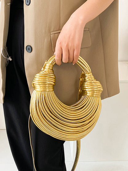 Geometric Zipper Handbags
