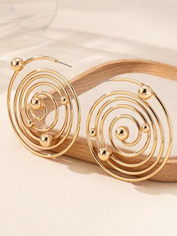 Geometric Drop Earrings