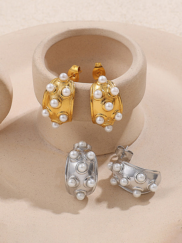 Geometric Drop Earrings