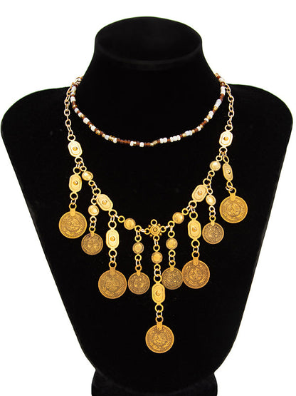 Irregularity Chains Geometric Shiny Necklaces Accessories