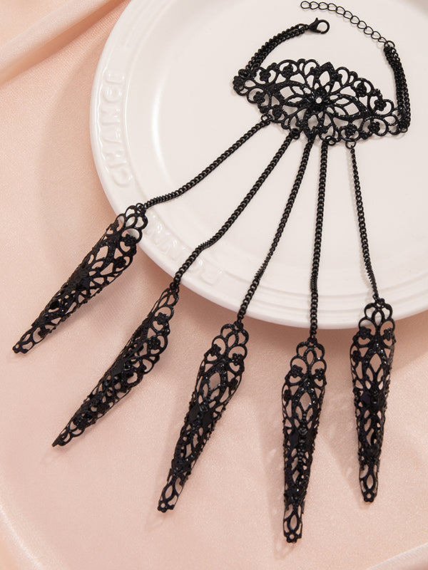 Chains Geometric Hollow Nail Protectors