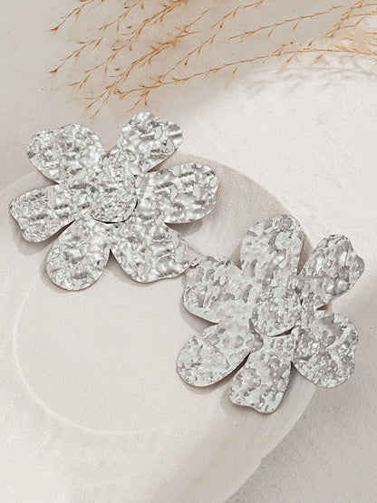 Irregularity Flower Shape Earrings Accessories