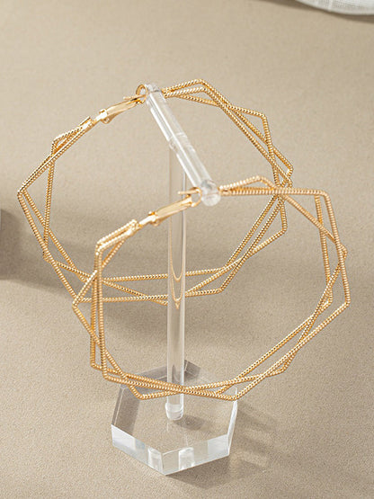 Geometric Drop Earrings