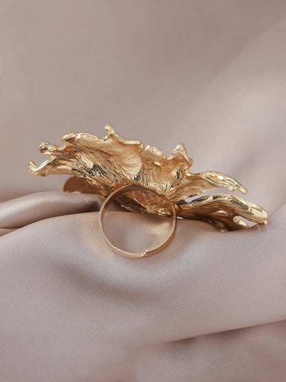 Flower Shape Geometric Rings Accessories