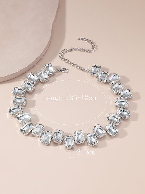 Chains Contrast Color Necklaces Accessories