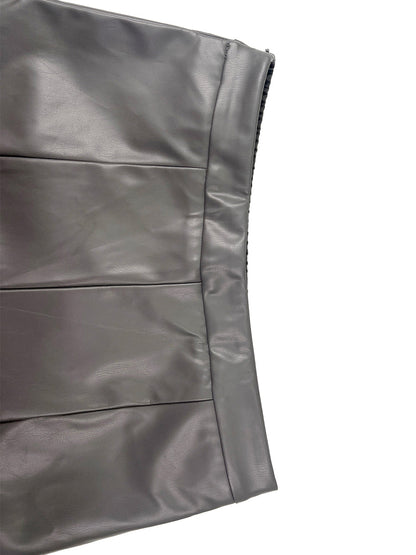 High Waisted Elasticity Pleated Pockets Solid Color Zipper Wide Leg Pants